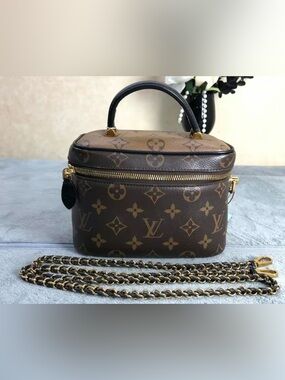 Louis Vuitton Monogram Bag Reverse Canvas Crossbody Bag 00838